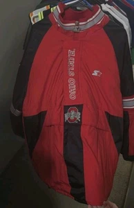 Ohio State Buckeyes Vintage Y2k 90s Starter Chaqueta Para Hombre Talla XL - Imagen 1 de 4