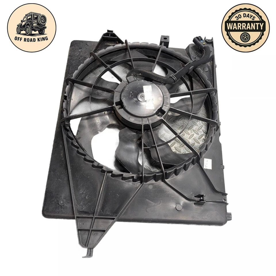 Hyundai Santa Fe 2013-2016 ventilador OEM con cubierta motor de refrigeración eléctrico Foto 1 de 4