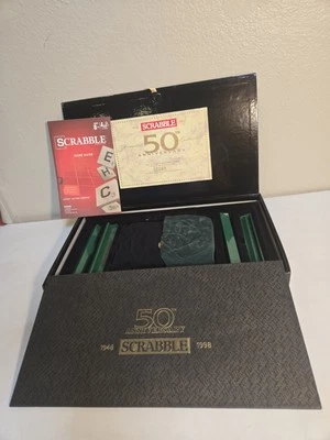 Scrabble 50th Anniversary Limited Edition Crossword Game Complete 88/40,000 - Image 1 of 4