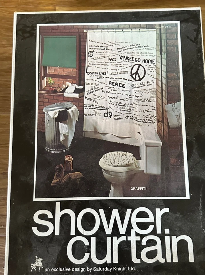 Cortina de ducha vintage Foto 1 de 1