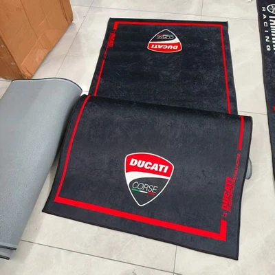 For Ducati Floor Display Garage Mat Folding Carpet Floor Mat Anti-slip 220x80cm - Image 1 of 4