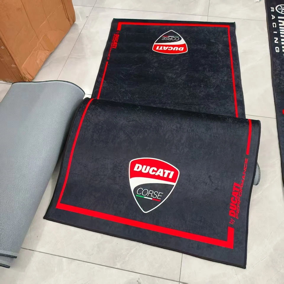 For Ducati Floor Display Garage Mat Folding Carpet Floor Mat Anti-slip 220x80cm - Изображение 1 из 4