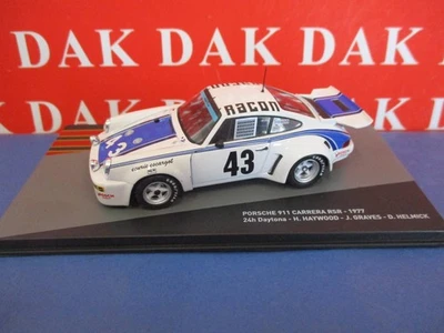 Die cast 1/43 Modellino Auto Porsche 911 Carrera RSR 24H Daytona 1977 H. Haiwood - Immagine 1 di 4