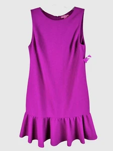 Betsey Johnson Women's Romantic Pink Ruffle Dress Sz 12 NWT Whimsy - Picture 1 of 10