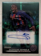 2022-23 TOPPS STADIUM CLUB CHROME OUSMANE DEMBELE AUTO 90/99 PSG Barcelona