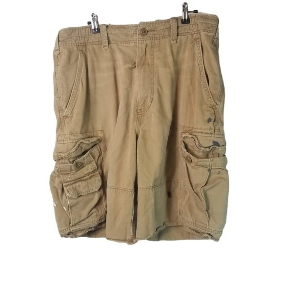 Abercrombie & Fitch Pantalones Cortos Hombre Beige Carga 33 Foto 1 de 4