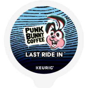 PUNK BUNNY LAST RIDE IN MEDIUM DARK ROAST COFFEE KCUPS 10CT - Picture 1 of 1