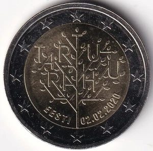2 Euro Gedenkmünze Estland - 2020 - "100 Jahre Friedensvertag von Tartu" - Bild 1 von 2