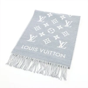 Louis Vuitton M79226 Scarf oars about Monogram MR4213 Scarf Wool Gray - Picture 1 of 4