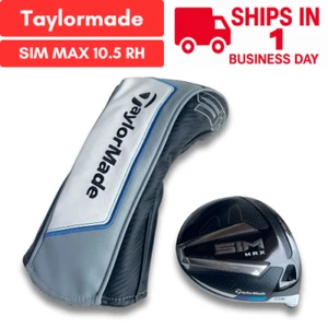 TaylorMade SIM MAX 10.5* Driver Head Only RH With Head Cover USED FAST SHIP - Picture 1 of 24