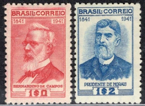 SELLO BRASIL 1942 Sc. # 533/4 MH - Imagen 1 de 2