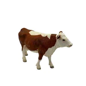 Schleich SIMMENTAL COW Dairy '08 Bauernhof Figur braun weiß D-73527 Rentner - Bild 1 von 6