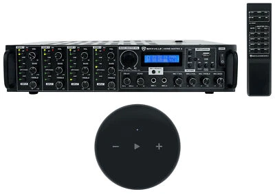 Rockville HOME MATRIX 4 Zone Multi Room Amplifier+Smart Wifi Streaming Receiver - Image 1 of 4