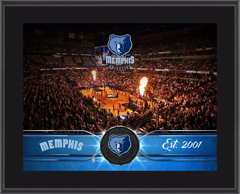 Memphis Grizzlies 10" x 13" Sublimated Team Stadium Plaque - Fanatics Cover