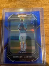 2023 Prizm Emerson Hancock Blue 050/149 #24 Seattle Mariners