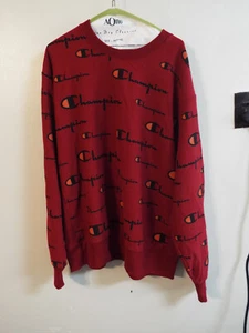 Champion Sweatshirt Reverse Weave Crewneck Logo Script 2XL - Bild 1 von 3
