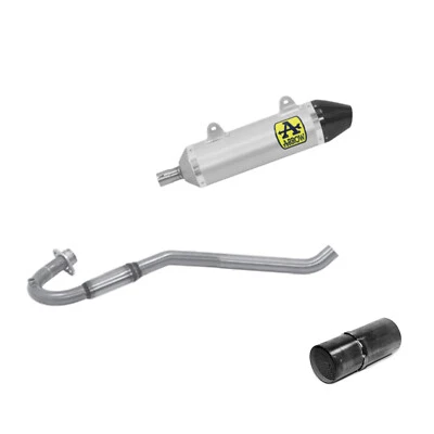 ESCAPE COMPLETO ARROW PARA APRILIA RX / SX 125 2018 2019 THUNDER TITANIO C. KAT - Imagen 1 de 3