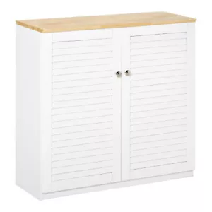 Storage Buffet Cabinet Kitchen Sideboard Console Table Organizer w/ Double Doors - Picture 1 of 11
