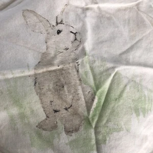 Pottery Barn Bunny Pillow Case 18 X 18 - Picture 1 of 5