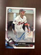 2018 Bowman Chrome Chrome Auto Ozzie Albies RC #BCRA-OA Atlanta Braves *Mint*