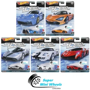 Hot Wheels Premium 2023 Car Culture A Case Speed Machines 5 Cars Set - Picture 1 of 2