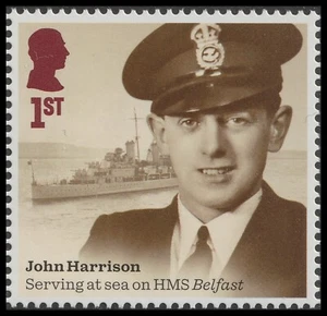 GB 5319 Valour and Victory John Harrison 1st single MNH 2025 - Picture 1 of 1