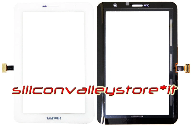 VETRO TOUCH SCREEN SAMSUNG GALAXY TAB 2 P3100 P3110 7" BIANCO DIGITIZER - Immagine 1 di 1