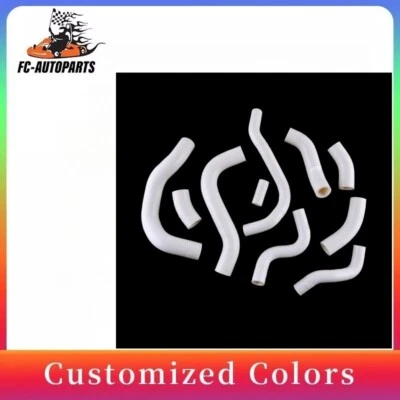 SILICONE RADIATOR White HOSE KIT FOR HONDA CBR 1000 RR FIREBLADE 2008-2011 - Imagem 1 de 4