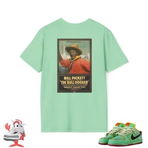 Camiseta a Juego Nike SB Dunk Baja Moderna Camisa Vaquera Negra Historia Rodeo Monopatín - Imagen 1 de 17