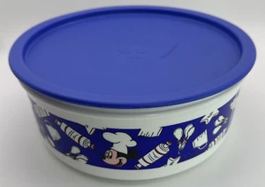 Tupperware Biscottiera Chef Topolino Disney Tagliabiscotti Blu RARO NOS - Foto 1 di 24