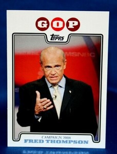 2008 Topps Campaign Fred Thompson Republican #CO8-FT