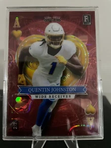 QUENTIN JOHNSTON WILD CARD STACKED DECK RED SCOPE RC 2/2 SSP - Picture 1 of 1