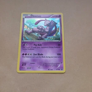 POKEMON PROMO CARD - XY BLACKSTAR PROMO - MEWTWO XY100 (HOLO) NM - Foto 1 di 2