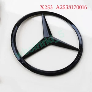 Insignia trasera emblema estrella negro brillo para Mercedes Benz GLC X253 A2538170016 - Imagen 1 de 3