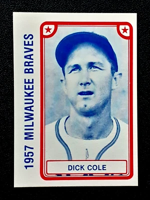 DICK COLE 1980 BRAVES 1957 TCMA NO 29       63658 - Image 1 of 2