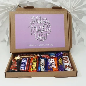 Caja de regalo personalizada para el Día de la Madre cesta galletas abrazo en caja té dulce - Imagen 1 de 19