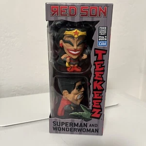 Superman and Wonder Woman Red Son Teekeez 2-Pack Free Comic Book Day 2019 Sealed - Picture 1 of 7