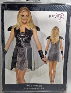 FEVER DARK WARRIOR FANCY DRESS 45358 - SIZE MEDIUM 12 - 14 - Picture 1 of 5