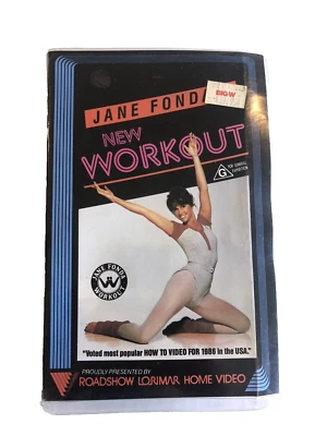 Jane Fonda 1987 VHS Workout Video – 35 Min Gym Exercise Routine Vintage Fitness - Image 1 of 4