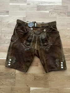 Lederhose trachtenrebell Gebraucht Gr. 48 Oktoberfest Volksfest Tracht - Bild 1 von 7