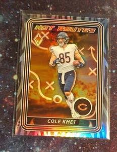Cole Kmet 2023 Panini Phoenix Hot Routes Silver Insert #HR-25 - Picture 1 of 2