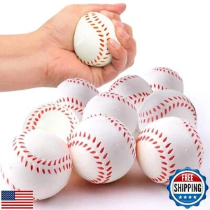 Hero Brands 10pc Baseball Stress Balls - Pack of 10 Baseballs, Foam Balls for - Picture 1 of 5