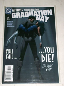 Titans / Young Justice : Graduation Day #3 NM DC 2003 Signed by Judd Winick - Picture 1 of 2