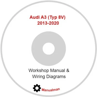 Audi A3 PDF Workshop Service & Repair Manual 2013-2020 - Image 1 of 4