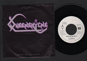 7" QUEENSRYCHE QUEEN OF THE REICH / THE LADY WORE BLACK PROMO D.J. COPY JAPAN - Foto 1 di 1