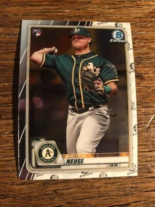 2020 Bowman Chrome Sheldon Neuse A's RC 30 - Picture 1 of 1