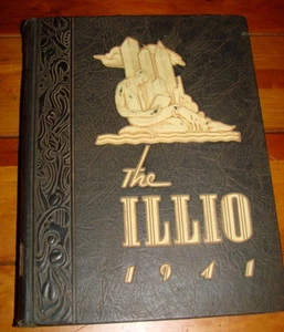 THE ILLIO 1941 UNIVERSITY OF ILLINOIS YEARBOOK COLLEGE ART DECO STYLE - Bild 1 von 6