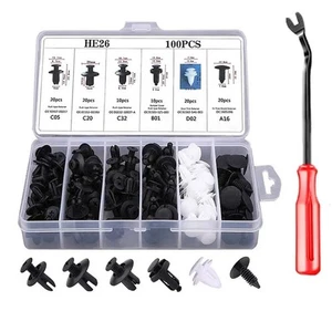 Accessories Clip Trim Car Push Pin Rivet Bumper Door Panel Retainer Fastener Kit - Bild 1 von 10