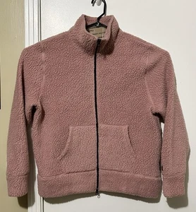 Champion x Todd Snyder Mens Polartec Sherpa Fleece Jacket Pink Full Zip Size XL - Picture 1 of 4
