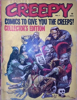 Revista Espeluznante #1 1964 Foto 1 de 4